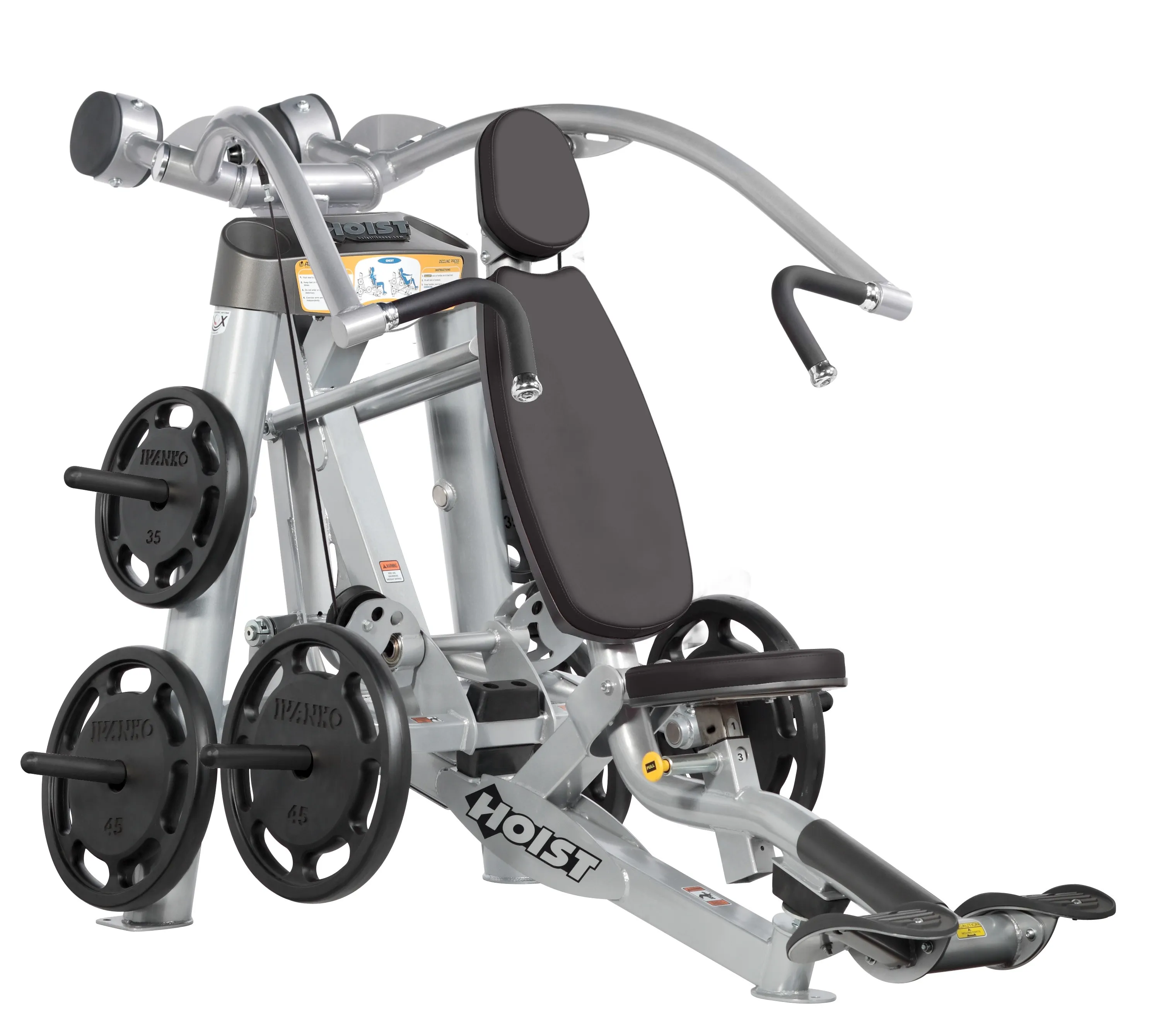 Hoist RPL-5303 Incline Press - Vinopunnerruslaite kuva