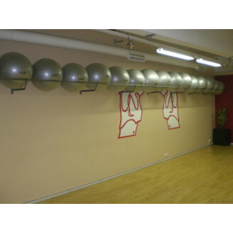 Jumppapallojen säilytystelineet kuva