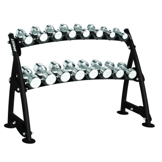 Hoist CF-3462-2 Kaksitasoinen käsipainoteline - 2-Tier Beauty Bell Rack kuva