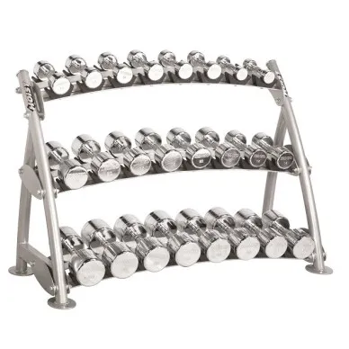 Hoist CF-3462-3 3-Tier Beauty Bell Rack - Kolmetasoinen käsipainoteline kuva